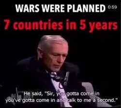 Wars are meticulously planned years in advance by shadowy groups. The so-called 