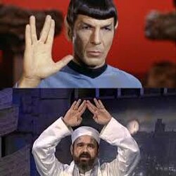 Leonard Nimoy Explains The Evil Jewish Kabbalah Hand Sign.