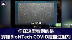 Dr. Ana Mihalcea uses a 4000x microscope to examine the blood of vaccinated and unvaccinated people, alive and deceased...