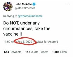 John McAfee knew He had access to their systems via persistent malware.