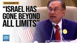 PM Anwar bin Ibrahim spoke for humanity: “Israel no longer belongs in a community of civilized nations. Barbarism demands decisive action..embargo, suspension & even expulsion [from UN].”