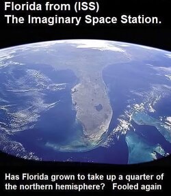 Florida, as seen by the ISS [Imaginary Space Station]