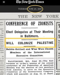 Zionists in 2025: “Palestine never existed.” Zionists in 1899: “We will colonize Palestine.”