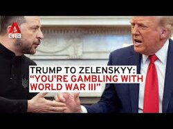 Ukraine war for dummies: Trump: End the war - too many people are suffering & no one wants World War III. Putin: Ok. Zelensky: No, give me more money & weapons. 