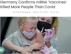 Germany is telling the truth about vaccine deaths!  We need the US government to do the same.