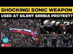 MUST WATCH: This is the moment when, according to eyewitnesses in Belgrade, sonic weapons were used to disperse protesters. People just started collapsing and screaming!