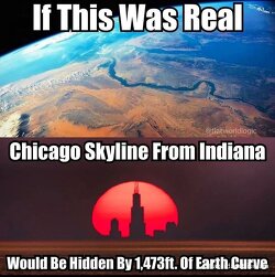 If the Earth curves, why can we see Chicago’s skyline from 60 miles away when it should be hidden? No tricks, no ‘refraction’—just clear, observable proof that water is level and the horizon is flat. Think for yourself.
