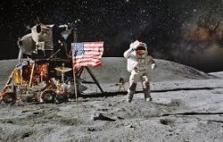 The moon landing was a psyop, and anyone who believes people walked on the moon is a bit slow!