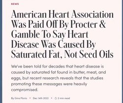 Corporate money always corrupts 'science.'