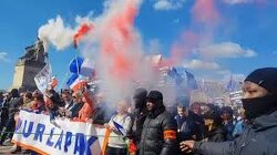 BREAKING: Paris is rising! The French fed up with funding Zelensky, have hit the streets demanding an end to arms supplies.