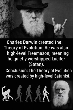 Darwin = Freemason and Satanist!