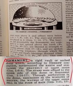 They mock the firmament… but the Bible never describes endless space. It speaks of a solid dome, holding back the waters above, with windows where the rains pour through. The stars? Set inside it. The heavens? Contained. Genesis 1 wasn’t poetic; it was blueprint truth.