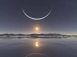 The sun & moon are the Ying and Yang rotating around the magnetic North Pole on the Flat Earth.