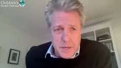 Actor Hugh Grant sounds the alarm on the literal screen addiction consuming today's children.  