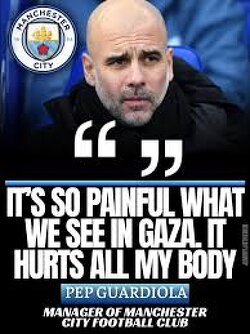 Even Pep Guardiola couldn’t stay silent. The world is watching in pain.