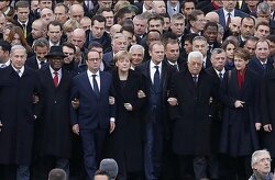 When 12 people were killed in Charlie Hebdo attacks, World Leaders thronged to Paris for a Solidarity March.  But no world leader has organised a march to protest killing more than 60,000 civilians, 20,000 children, 237 UN aid workers, and 225 journalists in Gaza.