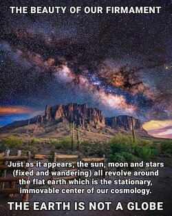 While NASA paints cartoons of spinning balls, we stand in awe beneath the masterpiece of God’s firmament… where the stars declare His glory, and the earth remains still, just as Scripture says. The heavens move, but the footstool does not. The Earth is not a globe.