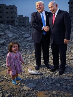 George Galloway: I have no doubt at all that some secret and satanic agreement has been reached between Trump and Netanyahu. There was no other rational purpose to the visit. 