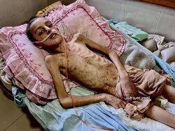 While world leaders are playing golf and enjoying themselves, this is happening in Gaza.