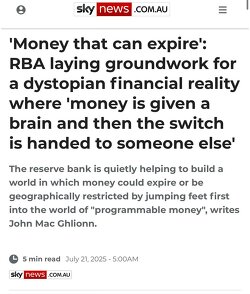 Money that is programmable and expires…At what point do we all rise and push back on this dystopian nightmare?