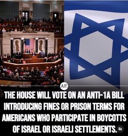 I am boycotting Israel regardless of what the pedophiles in Congress say.