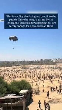 This is NOT NORMAL - Do Not Normalize This! Humans should not be subjected to this humiliation to get some aid to survive.