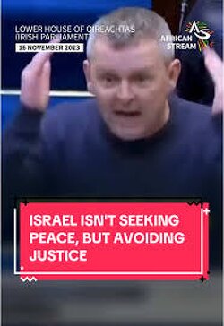 If you need to understand the definition of moral clarity…Then you need to listen to this Irish Politician, Richard Barrett.