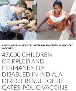 ARREST Bill Gates. Under no circumstances should this Psychopath be administering any medication or treatment.