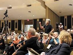 THE AMERICAN VOTERS HAVE WOKEN UP. Rhode Island town hall crowd rages at Senator Jack Reed and Rep Seth Magaziner for their continuing complicity in and support for Israel's Genocide. ISRAEL FIRST WONT WORK ANY MORE.