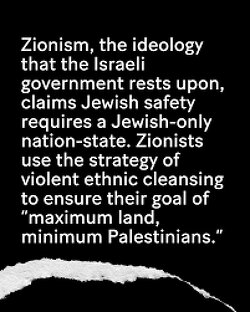 Before Israel was even created in 1948, Zionist Nazis demanded the US ethnically cleanse Palestine for them,  so don't dare tell me this started on 'October 7th'.