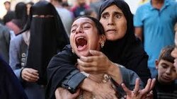The percentage of child dead in the Ukrainian conflict is 0.3%. Zero point three per cent. The percentage of children dead in the Gaza conflict is 37.7%. Thirty-seven point seven per cent. In a single statistic, there you have the difference between a war and a genocide.