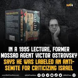 Ex Mossad agent explains how they target and label critics of Israel as 'antisemites' to ruin their lives. 'Im embarrassed as a Jew admitting this' - Victor Ostrovsky.