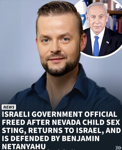 US ATTORNEY Sigal Chattah (israeli jew) allowed Tom Alexandrovich (an Ashkenazi israeli jew) to get away with child rape. He just fled to Israel. This is also why they won't release the Epstein files. Are you starting to get it now?