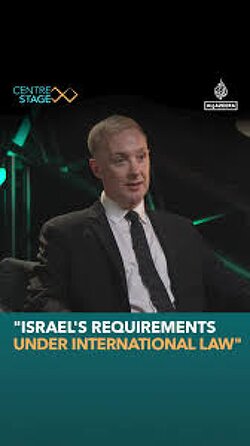 Prof. Ralph Wilde, an International Law Expert, says Israel has no legal right to claim the land.