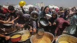 JUST IN: Israeli soldiers and settlers gathered near Gaza yesterday to hold a feast and cook, on the very same day the famine was announced. Watch the short clip so that your blood will boil with anger at the so-called 'chosen people.'