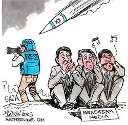 Israel assassinated five journalists inside a hospital in Gaza today, live on TV. This is a war crime and a crime against humanity. Will Western mainstream media speak out, or remain silent and complicit?