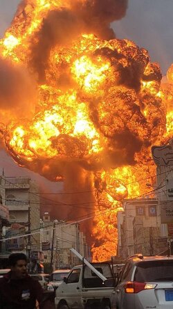 This is not Gaza. This is not Beirut. This is not Damascus. This is Sana’a. Israel is dropping bombs on Yemen’s capital, deliberately striking civilian infrastructure, spreading terror from one Arab capital to another, all to ensure it can continue its Holocaust in Gaza.