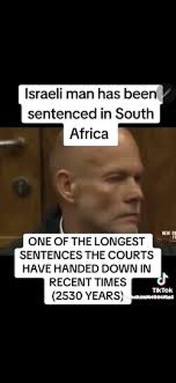 ISRAELI PEDOPHILE SENTENCED TO 2000 YEARS IN PRISON. South Africa gave this Israeli pedophile 10 years in prison for every indecent child image in his possession. Meanwhile, America lets them go free back to Israel.