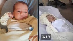 Jabr Mohammed Al-Ashhab, only 10 days old, was killed by Israel this morning in Gaza.