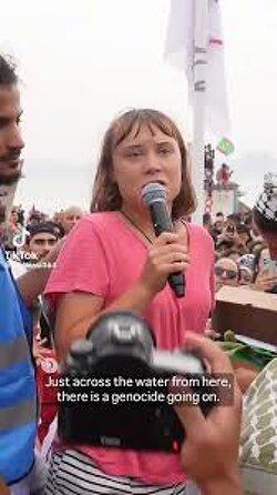 Greta Thunberg:  ‘There is a genocide. Where is the world media to expose it? Where is the media to call out Palestinian 