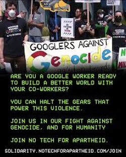 Israel threw $45M at Google to look the other way on famine in Gaza … so people took it to the streets.