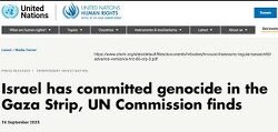 UN says it's genocide. HRC says it's genocide. PVA says it's genocide. ICJ says it's genocide. ICC says it's genocide.  Anyone who knows anything about genocide says it's genocide. Everyone is lying except Israel, which is committing genocide and ethnic cleansing.