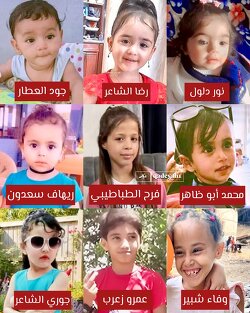Israel killed every single child in this photo in Gaza in just the past few days. This is a deliberate genocide targeting children above all else.