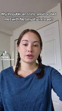 Daughter of New Mexico Republican State Senator calls out father for going on propaganda trip to Israel  He was there with 250 US elected officials from all 50 states for the “50 States, 1 Israel” program.