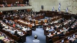 Israeli Knesset lawmakers vote 71-13 in favour of illegally annexing the West Bank, stealing what's left of Palestine. It’s never been ‘defence’, never been 'Hamas'. It’s always been a land grab and ethnic cleansing. A terrorist state.