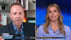 'We're witnessing influencers trying to put lipstick on a holocaust!'  Max Blumenthal. challenges Debra Lea for meeting with Netanyahu last week. 