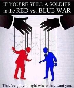 Politics is as fake as wrestling. If you're still doing politics, then you're playing right into their hands. 