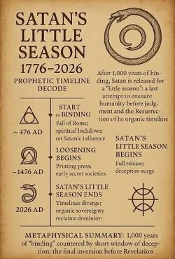 After the thousand years, Satan must be loosed a little season (Revelation 20:3). We’re living in that season now… where truth is mocked, lies are worshiped, and deception covers the nations like fog. But even in this darkness, the faithful still see the light.
