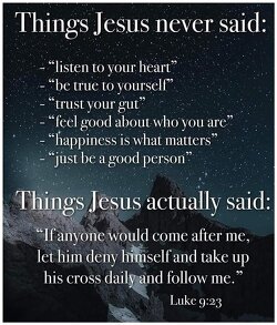 Things Jesus never said: