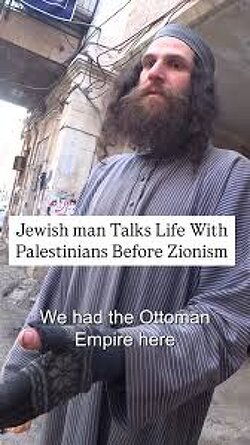 Under the Ottoman Empire, Palestinians were our best neighbours. We lived, cooked, and raised children together. Zionism destroyed that peace. They don't want us to be Orthodox Jews; they want us in the army fighting for their agenda.